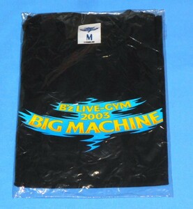 ER17/レア!B’z LIVE-GYM 2003 BIG MACHINE Tシャツ ブラック Mサイズ