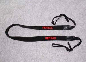 [is225]ストラップ　ペンタックス　PENTAX　黒　赤　strap　カメラ