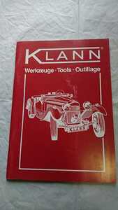 KLANN クラン SST 特殊工具のカタログ 1992年 90ページ ドイツ語