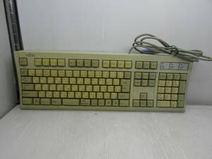 【YKB0313】★FUJITSU 富士通 CP041811-01(N860-8728-T110) PS/2接続 日本語キーボード 動作確認済★中古