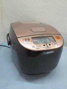 3合炊き★ZOJIRUSHI NL-BB05AM マイコン炊飯ジャー カッパーブラウン 炊飯器 0.54L 2020年製 象印 電源コード付き 動作品 93079★！！