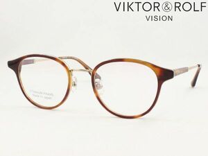 VIKTOR&ROLF ヴィクターアンドロルフ メガネフレーム 70-0254-2 日本製 UVカット伊達メガネ 度付き可 老眼鏡 遠近両用 ボストン おしゃれ