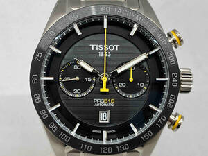 TISSOT T100.427.11.05100 自動巻 メンズ 黒文字盤 クロノグラフ ステンレス