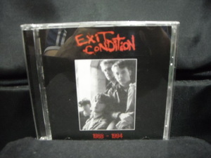 輸入盤CD/EXIT CONDITION/1984-1994/80年代UKハードコアパンクHARDCORE PUNK~メロディックパンク