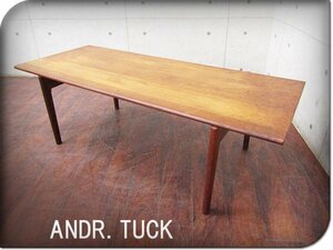 ■ANDR TUCK■デンマーク■高級■ヴィンテージ■AT-15■Hans J. Wegner/ウェグナー■チーク材/オイル仕上げ■センターテーブル■smm6285t