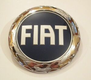 ★送料無料★FIAT rear Emblem フィアット リア エンブレム バッジ 85mm 735366069