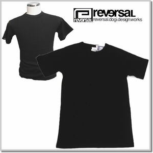 リバーサル reversal×JEMORGAN rvddw CREW NECK TEE rvjmg001-BLACK-M サーマル Tシャツ 半袖 カットソー