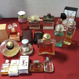 ☆1円〜ブランド香水 PARFUM まとめ HERMES Chloe Cartier イブサンローラン Burberry 当時物 管理番号LB3 ゆうパック820円