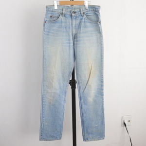 g271 80sビンテージ Levi’s リーバイス デニムパンツ USA製■1980年代製 表記31インチ ブルー アメカジ ストリート 古着 古着卸 激安 希少