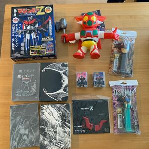 永井豪　マジンガーＺ超合金ミニ、グレートマジンガー超合金ミニ、ダンテＤＶｄ、ゲッターロボフィギュア、デビルマンペッツ他