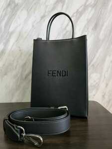 フェンディ ハンドバッグ ショルダーバッグ 2WAY FENDI 7VA512 AFB3 F1Z35 ブラック バッグカバン ユニセックス