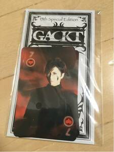 GACKT anniversary trump 4枚1セット オリコカード7 送料込み