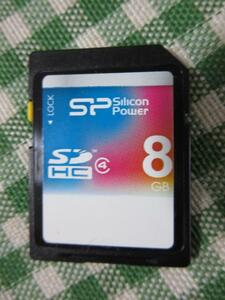 Silicon Power SDメモリカード SDHC 8GB Class4