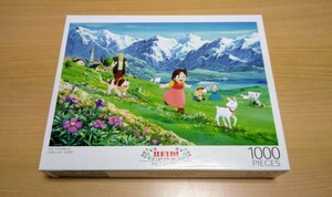 アルプスの少女ハイジ HEIDI アルプスの湖畔で ジグソーパズル 1000ピース 内袋未開封 未組み立て ROAD ハイジ