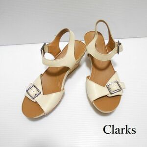 826031 Clarks クラークス ウェッジソール ストラップ サンダル 