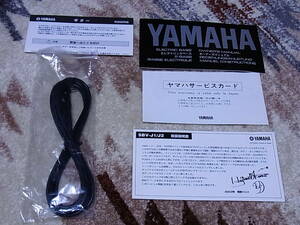 YAMAHA SBV-J1 SBV-J2 取扱説明書　岡野ハジメ 中古