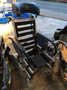 I7446 松永製作所　マツナガ　リクライニング介助式車椅子 オアシス　OS-12TR