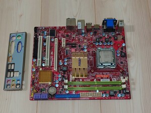 msi G41TM-E43 【 I/Oパネル Core2Duo & クーラー / メモリ 付き】 