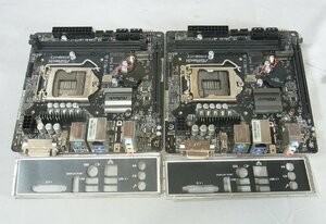 B39159 O-03369 ASRock B360M-ITX LGA1151 マザーボード 2枚セット ジャンク