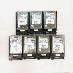 K5101668 TOSHIBA 600GB SAS 15K 2.5インチ HDD 7点【中古動作品】