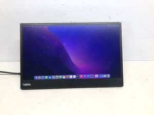 ☆LE7☆ Lenovo ThinkVision M14 モバイルモニター 2020年製 Full HD 1920x1080 Type-c