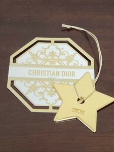 ★新品未使用 DIOR ディオール スター チャーム ノベルティ　ゴールド★