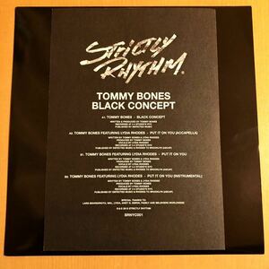 美品 TOMMY BONES BLACK CONCEPT 12INCH FRANCOIS K JOE CLAUSSELL DANNY KRIVIT TIMMY REGISFORD KERRI CHANDLER RON TRENT THEO PARRISH