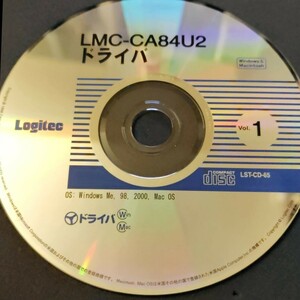 Logitech LMC-CA84U2 ドライバ ロジテック USBカードリーダー CD-ROM ディスクのみ