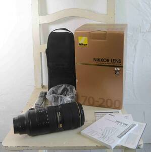Nikon　レンズ　AF-S NIKKOR 70-200mm F2.8G ED VR II　送料無料