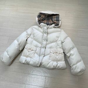 バーバリー ロンドン ノバチェック ダウンジャケット BURBERRY キッズ 子供 女の子 サイズ130