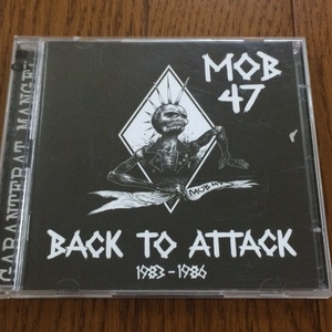 [ Mob 47 / Back to Attack 1983-1986 ] 2CD 送料無料 Krigshot, Anti Cimex, Totalitar