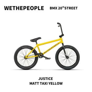 自転車 BMX 20インチ ストリート WETHEPEOPLE JUSTICE YELLOW　即決　送料無料　新品未使用