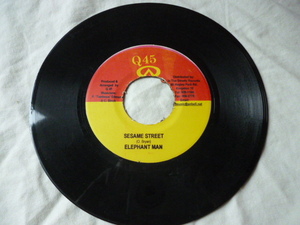 Elephant Man / Sesame Street ヒットチューン　7インチシングル レゲエ名曲　試聴