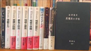 絶版!! カルロス・カスタネダ 関係全11巻 検:澁澤龍雄呪術の実践/夢見の技法/呪術師に成る/意識への回帰/降霊/霊媒/ユング/ドゥルーズ