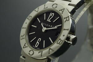 LVSP6-4-76 7T051-3 BVLGARI ブルガリ 腕時計 BB23SS ブルガリブルガリ クォーツ 約51g レディース シルバー 付属品付き 動作品 中古