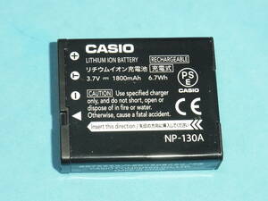 カシオ 未使用品 純正バッテリー NP-130A １個 管理512