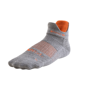 ☆ グレー杢 ☆ S(22-24cm) ☆ アールエル RｘL SOCKS RNS1001 EVO-R ラウンド型 RｘL アールエル ソックス ランニング ショート