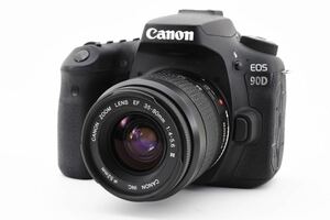 Wi-Fi/動画/保証/キャノンデジタル一眼レフカメラCanon EOS 90D標準レンズセット/Canon EF35-80㎜1:4-5.6III☆1107000544000111800