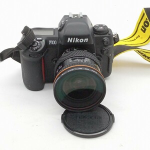 夏本3月No.6 カメラ Nikon ニコン F100 レンズ トキナー 動作未確認 一眼レフ ブラック フィルムカメラ