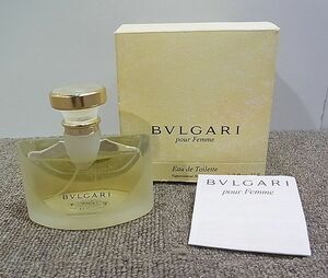 【NG386】BVLGARI ブルガリ プールファム オードトワレ 50ml 香水 フレグランス イタリア製