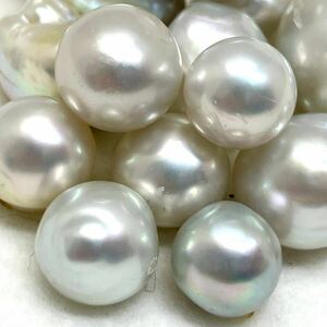 大珠有!!［南洋白蝶16点おまとめ250ct］m 重量約50g 約10.0-16.5mm珠 pearl パール 本真珠 バロック ジュエリー jewelry 裸石 宝石 pearl