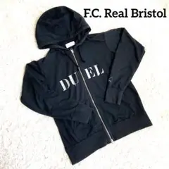 F.C. Real Bristolナイキ パーカー ジップアップ 刺繍メンズ M