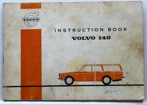 VOLVO MODEL 145 OWNERS MANUAL 英語版