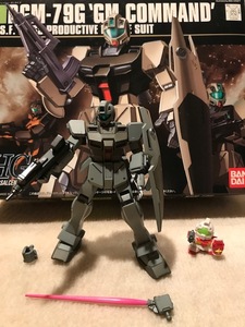 完成品　HG　RGM-79G　GM　COMMAND　ジム・コマンド