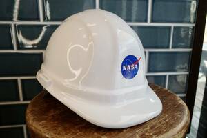 新品　アメリカ製　NASA　オフィシャル　ヘルメット　世田谷ベース　工事　DIY ガレージ　USA ワーク