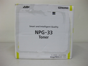 ◇未開封◇CANON/キャノン◇純正トナー◇NPG-33 Toner Yellow◇イエロー◇T02295