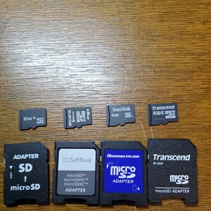 microSD マイクロSDカード4枚