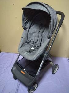 ★stokke ストッケ/scoot スクート/A型ベビーカー/グレー/虫よけネット付き/現状渡し