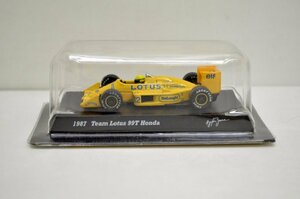 [fui]　未使用 1987 Team Lotus 99T Honda NO.12 1/64 京商 F1 レーシングカー ミニカー 車