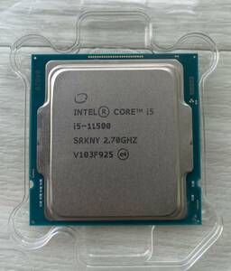 CPU Intel Core i5 11500 インテル BIOS,CPU-Z,CPU診断ツール、Cineベンチで確認済み です。